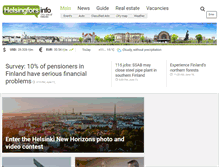 Tablet Screenshot of helsingfors.info